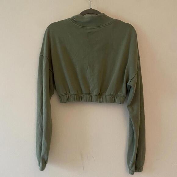AEROPOSTALE green long sleeve crop top - Picture 5 of 5